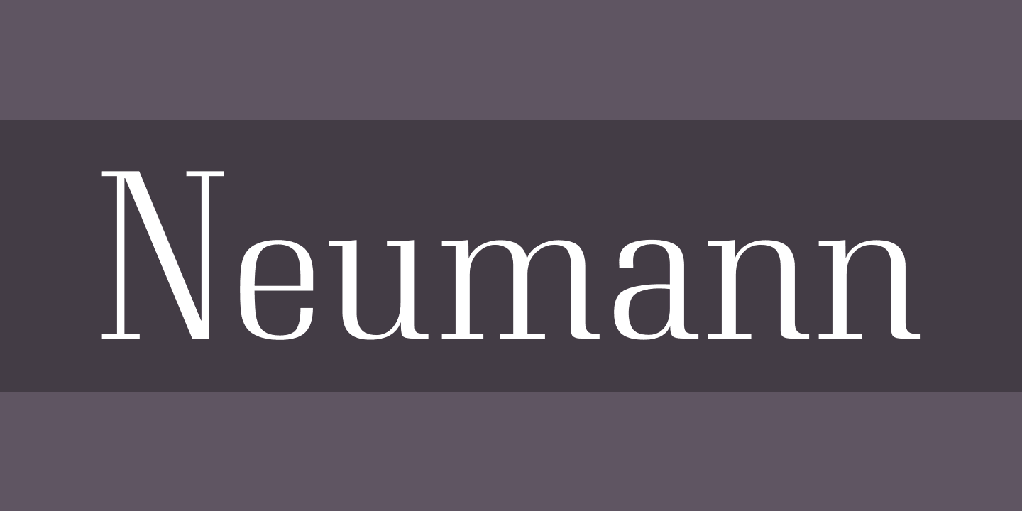 Neumann Font